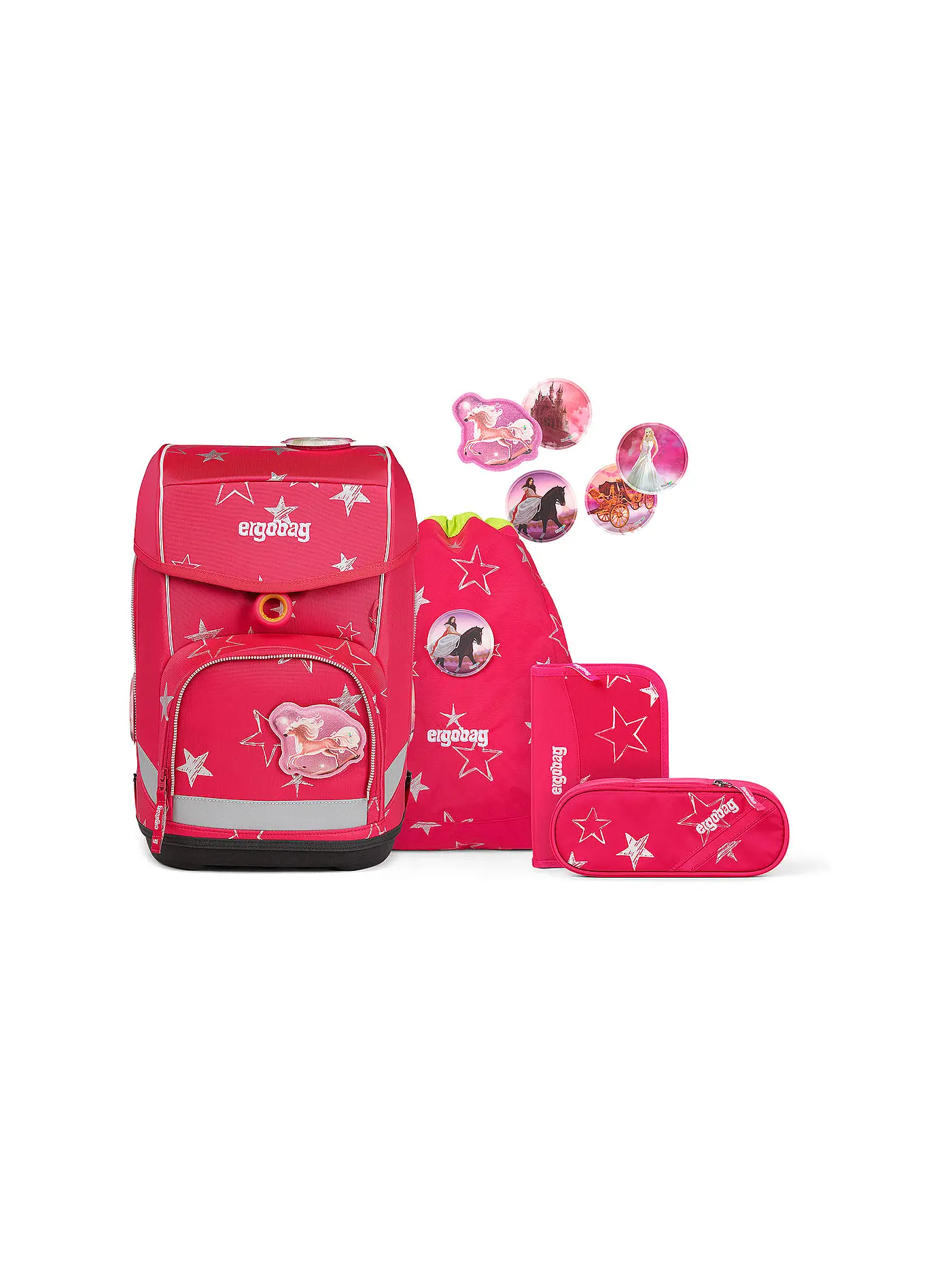 ERGOBAG | Schultaschen Set 5-tlg. Cubo - CinBärella | 